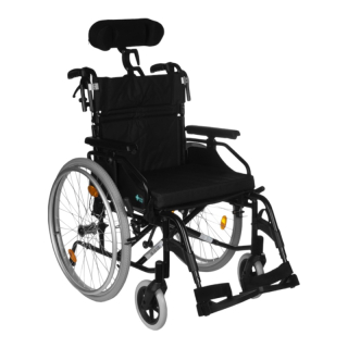 Invalidný vozík s opierkou hlavy RF-3 Cruiser Active Z, 48cm čierny